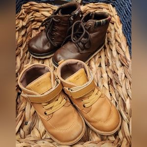 Toddler Boots Bundle, Stride Rite Quinn, Size 8W, and Buster Brown, Size 8
